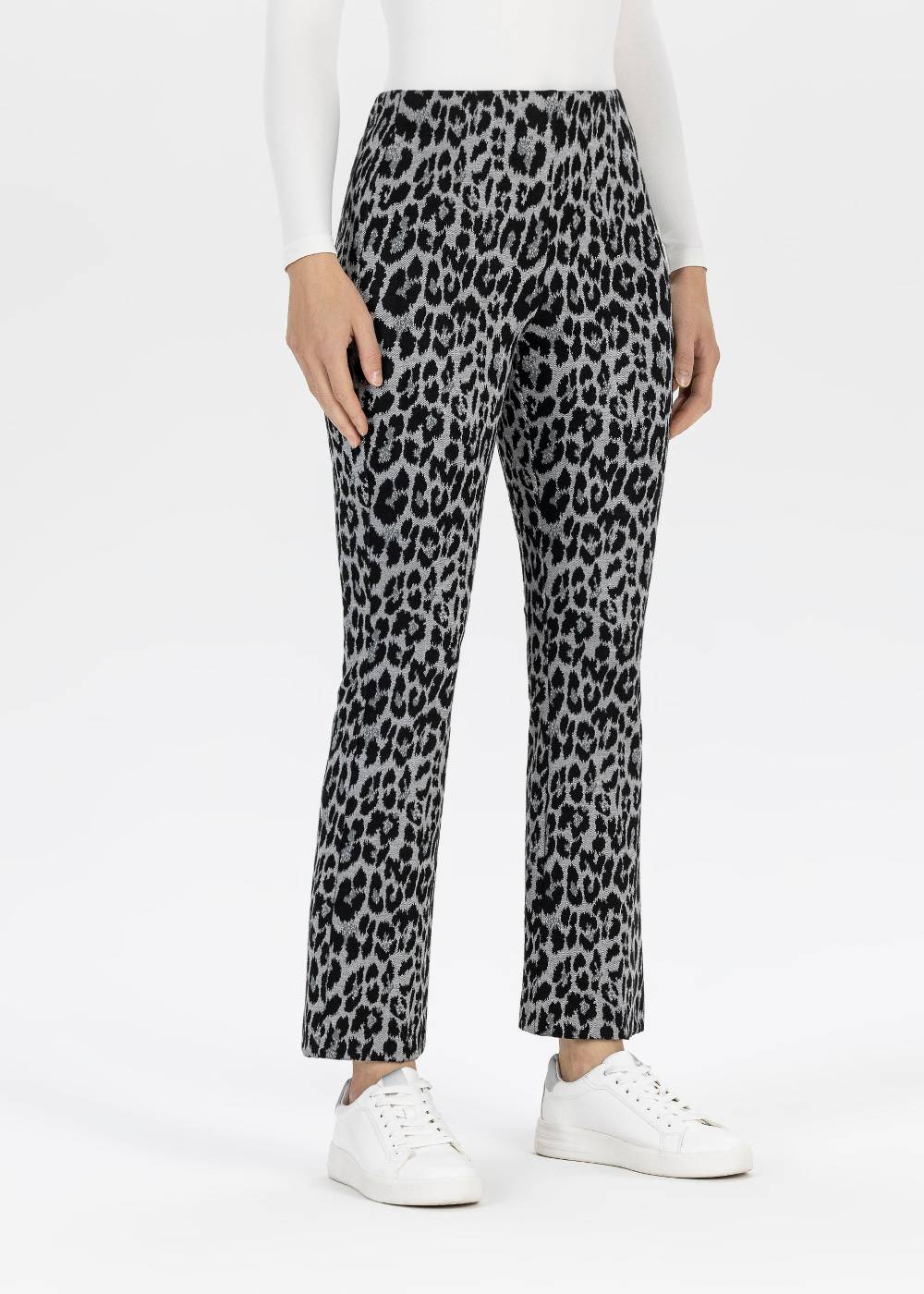 Stehmann 7/8-Hose Giselle mit Leo Muster