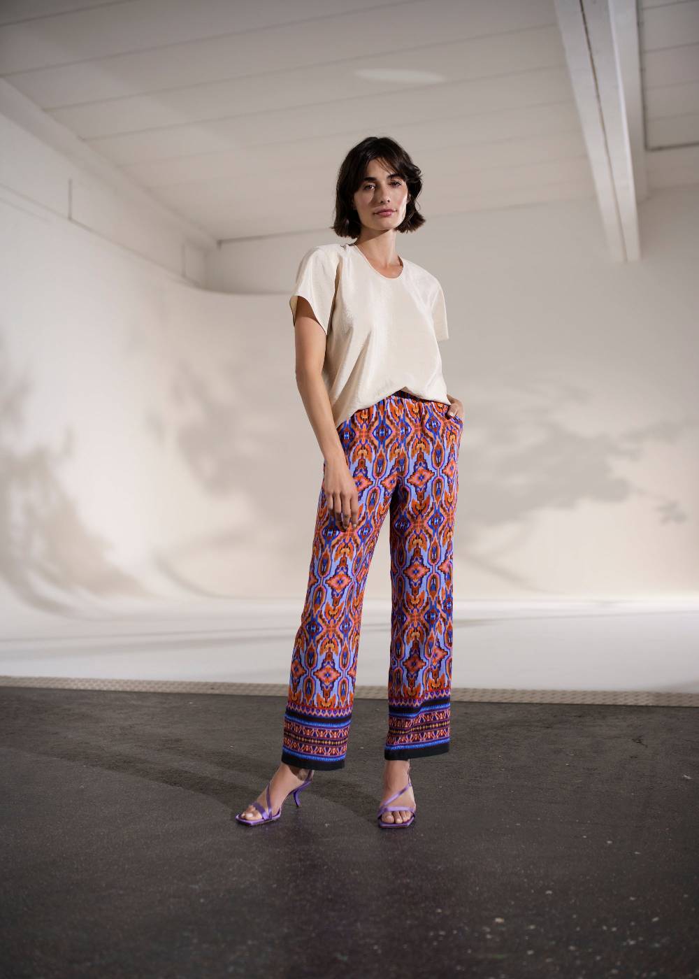 Stehmann 7/8-Hose Halon Aus Fließender Viskose