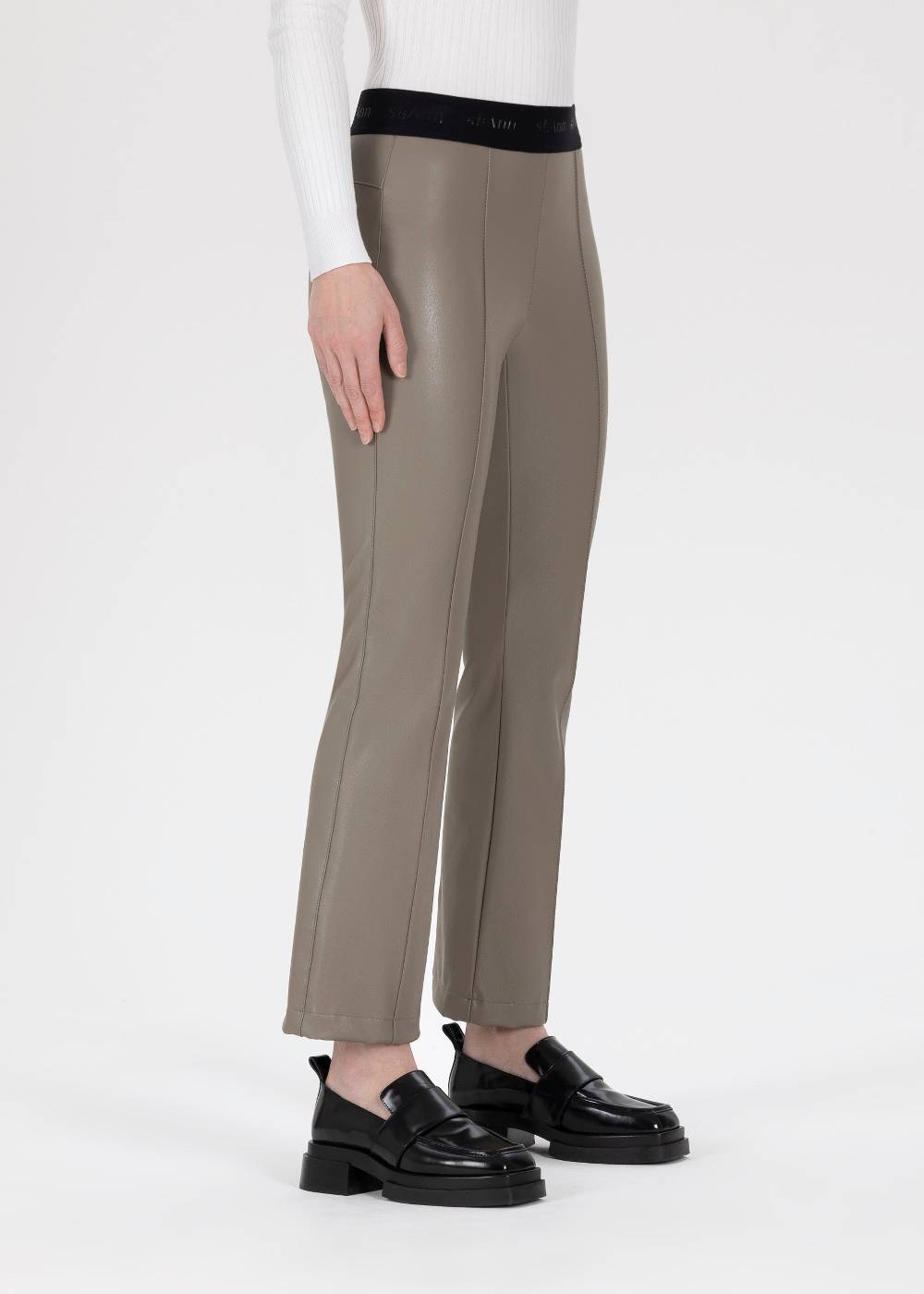 Stehmann 7/8-Hose Paulett In Lederoptik