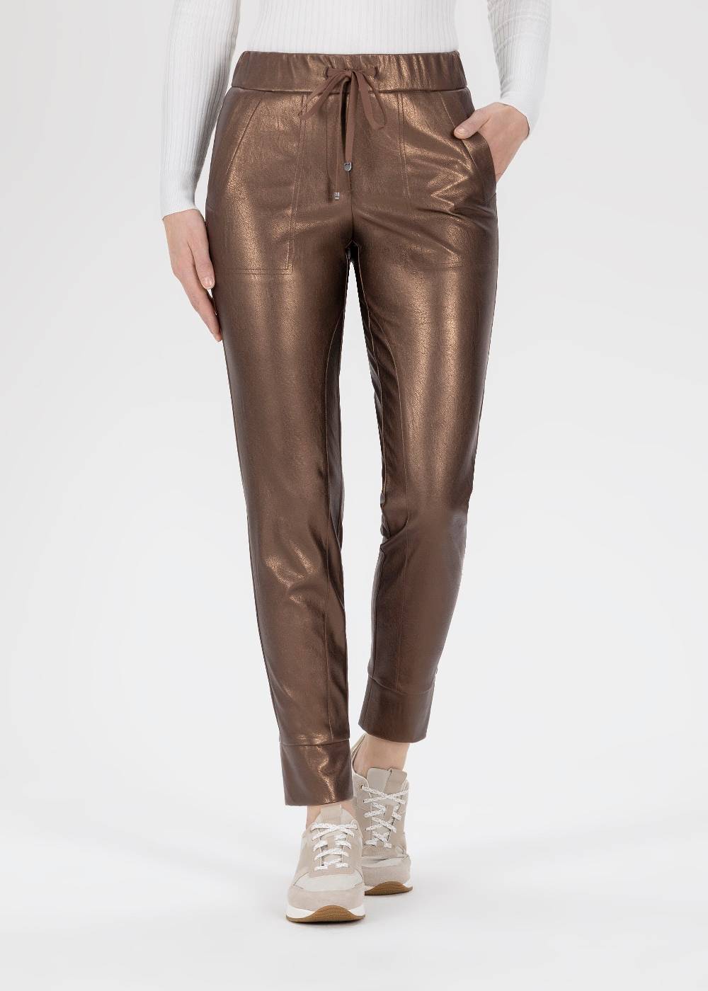 Stehmann 7/8-Jogpants Roxana in Lederoptik