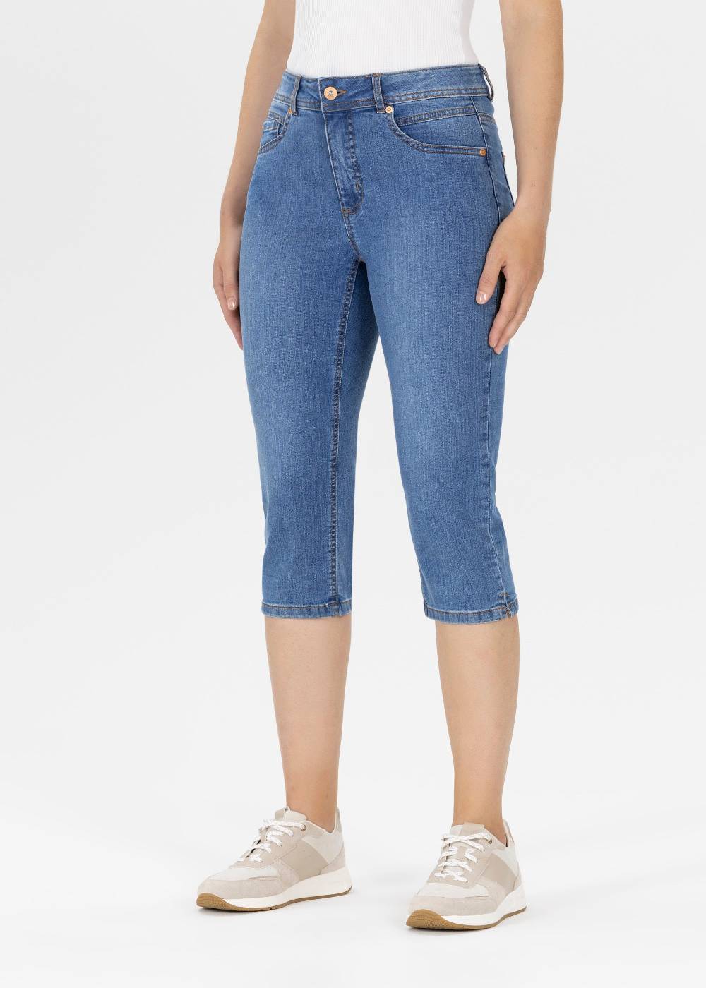 Stehmann Caprihose Mellina in Powerstretch-Denim