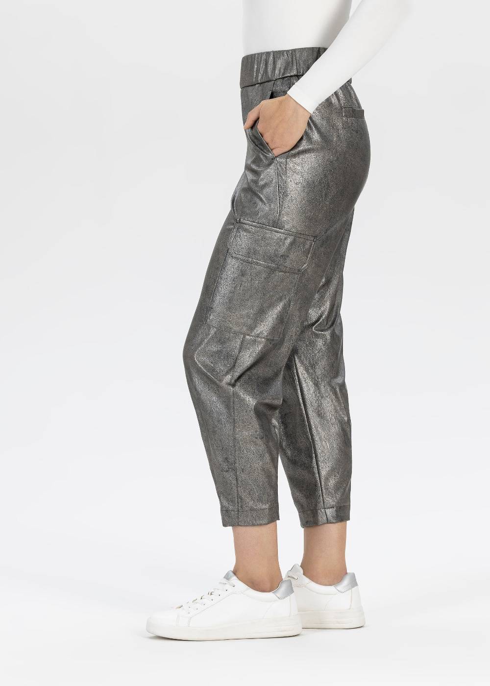 Stehmann Cargohose Rosalyn In Eco-Leather