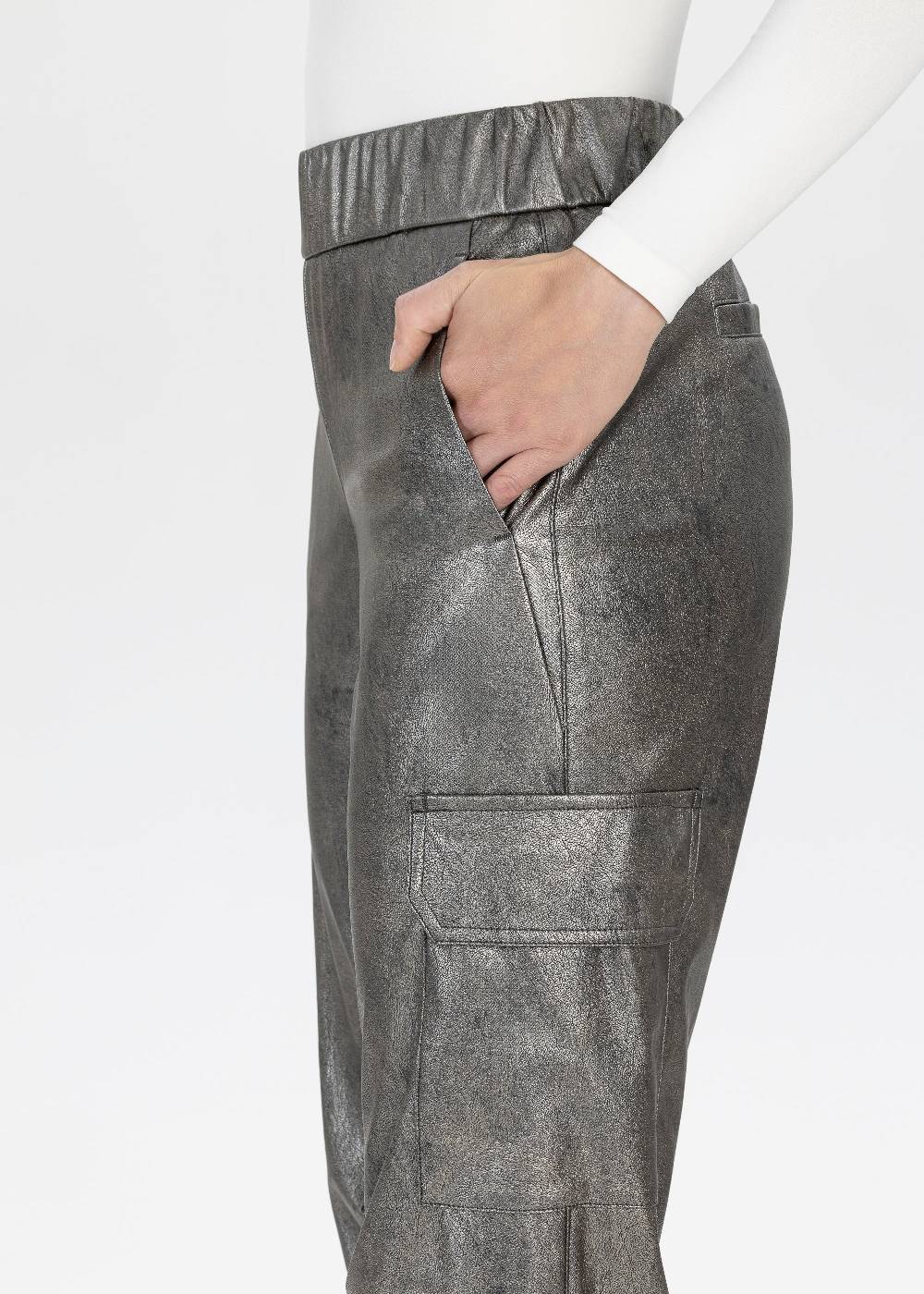 Stehmann Cargohose Rosalyn In Eco-Leather