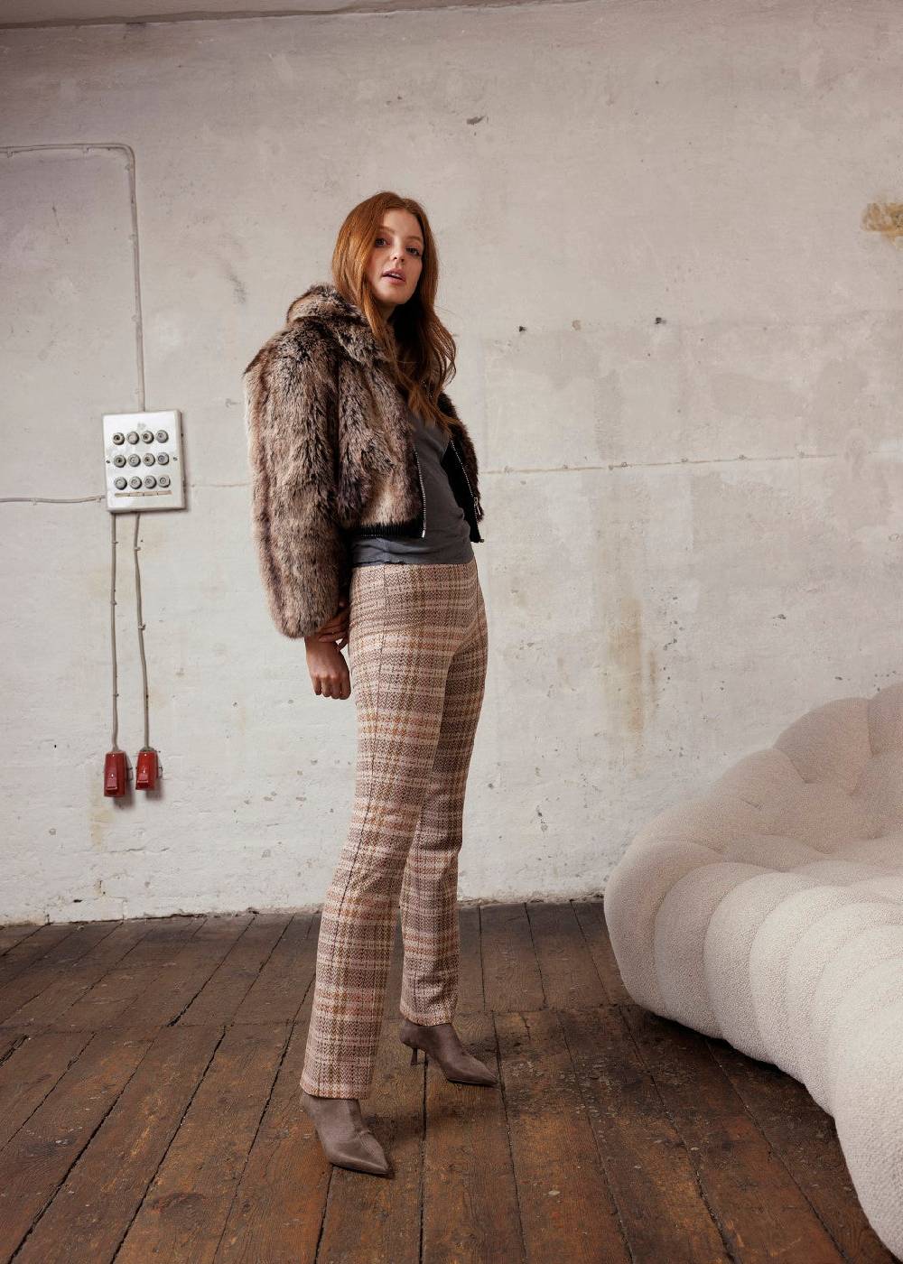 Stehmann Hose Pernille In Check Jersey Qualität