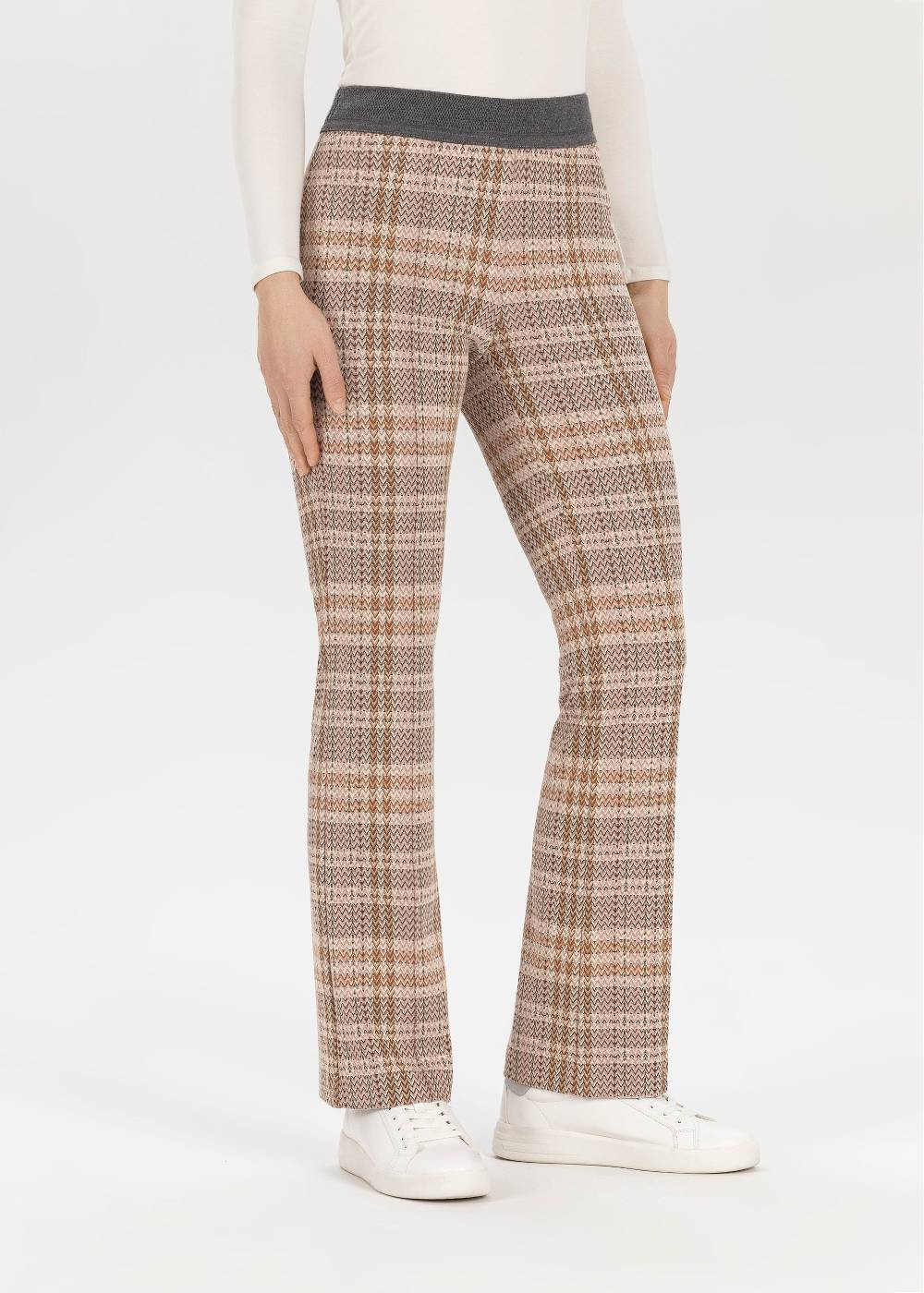 Stehmann Hose Pernille in Check Jersey Qualität