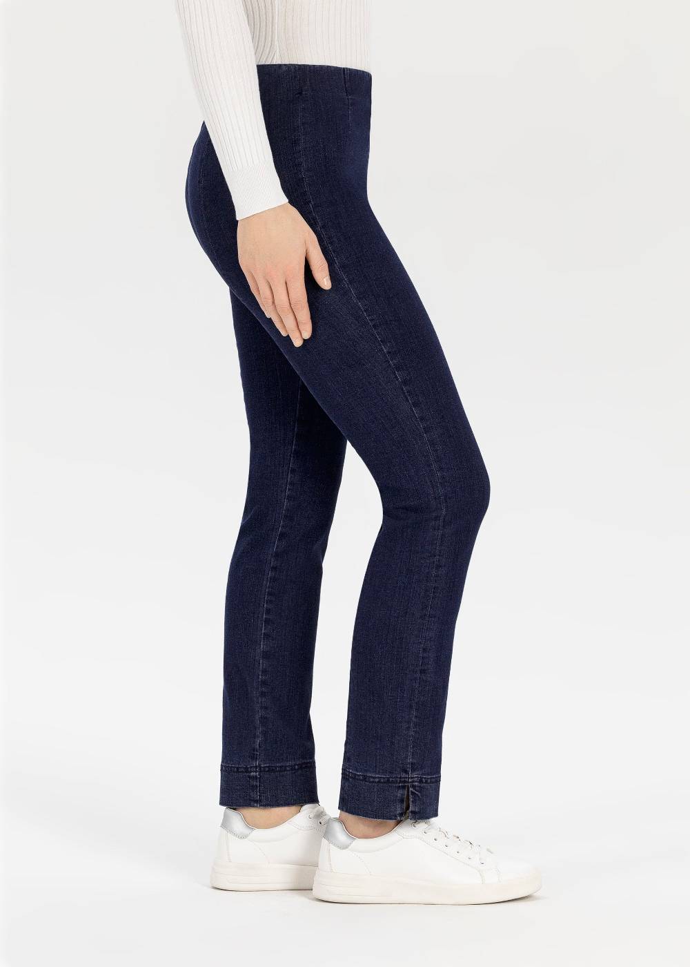 Stehmann Ina In Powerstretch-Denim Und 7/8-Länge