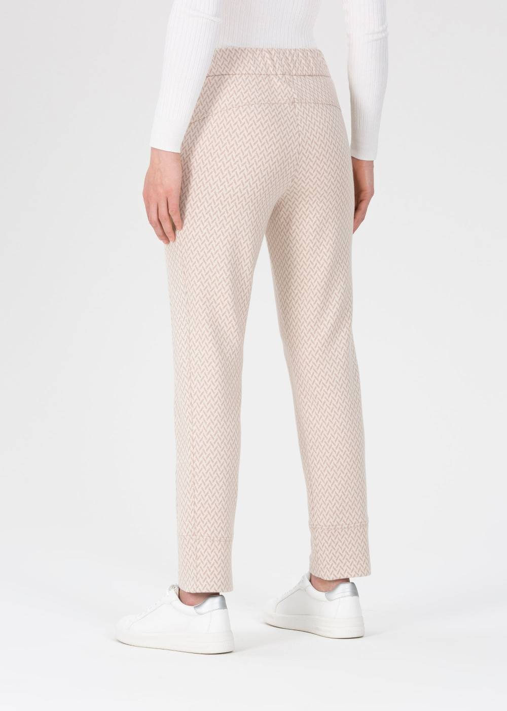 Stehmann Jogpants Roxana In Jersey Mit Hahnentritt