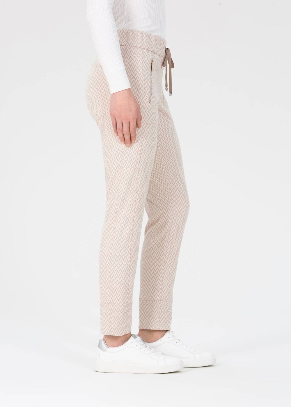 Stehmann Jogpants Roxana In Jersey Mit Hahnentritt