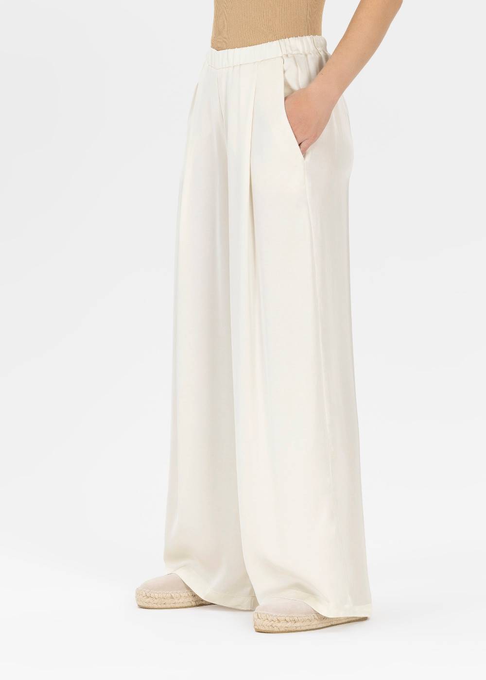 Stehmann Relaxed Hose Frencis In Satin