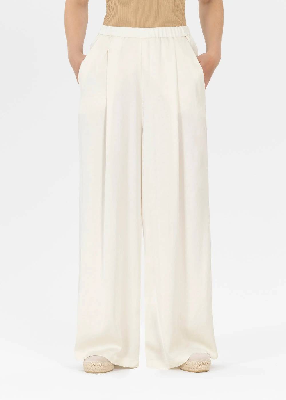 Stehmann Relaxed Hose Frencis in Satin