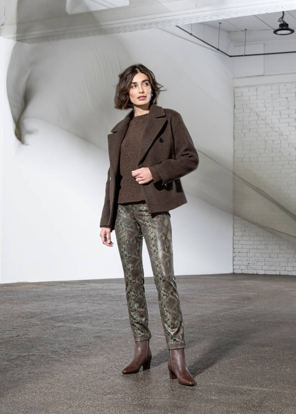 Stehmann Schmale Stretchhose Loli In 7/8-Länge