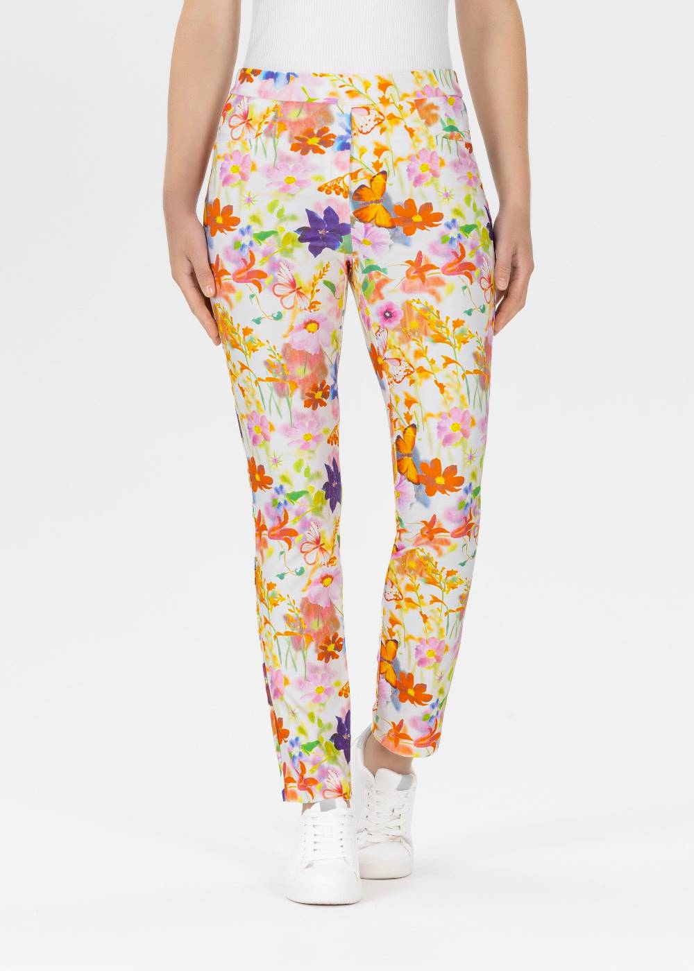 Stehmann Schmale Stretchhose Loli in 7/8-Länge