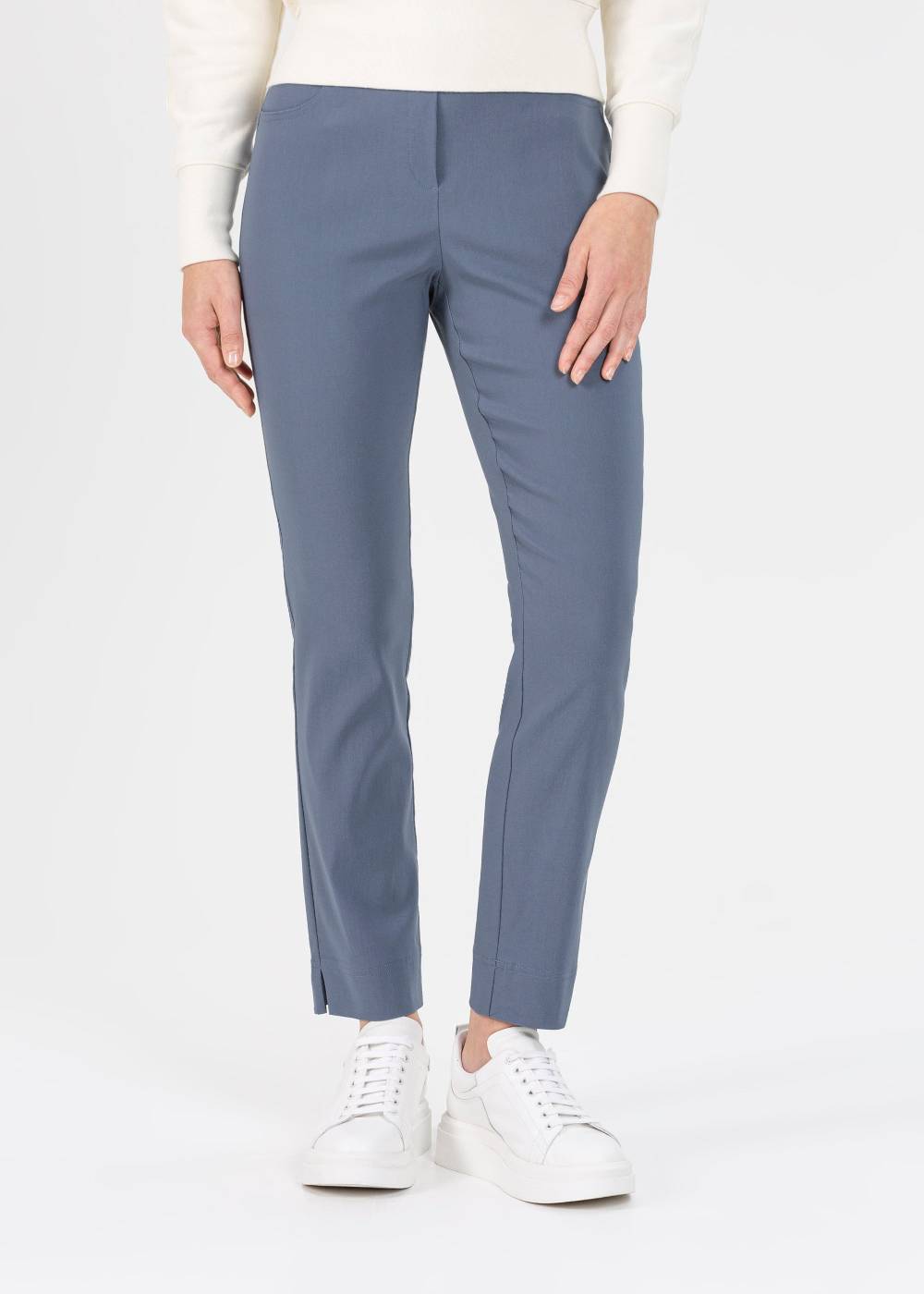 Stehmann Schmale Stretchhose Loli in Knöchellänge