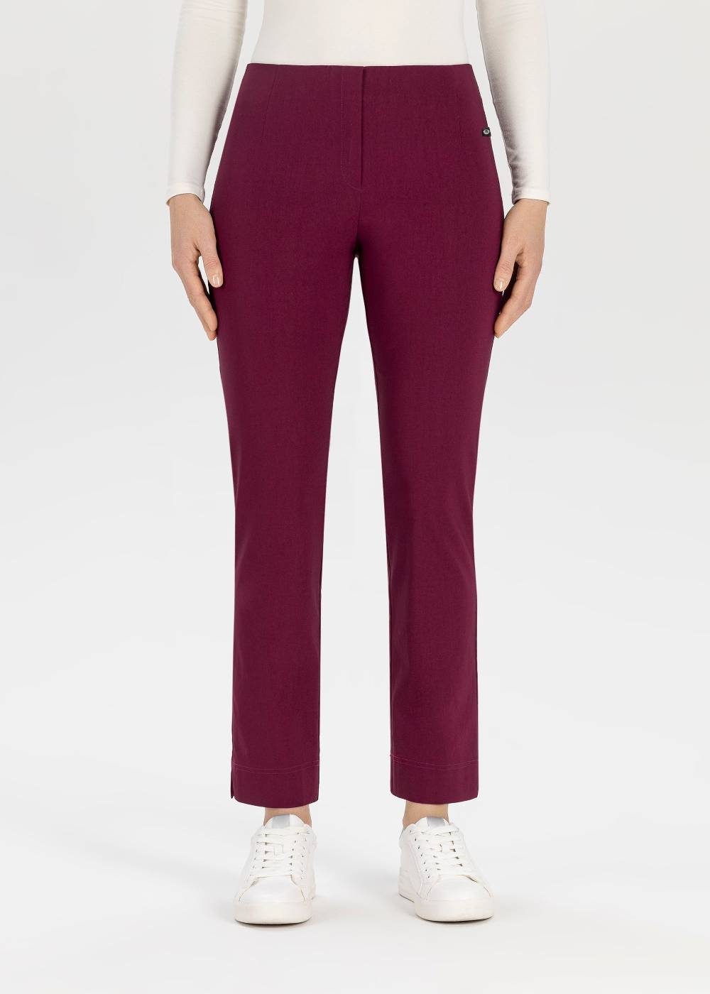 Stehmann Stretchhose Ina angeraut in 7/8-Länge