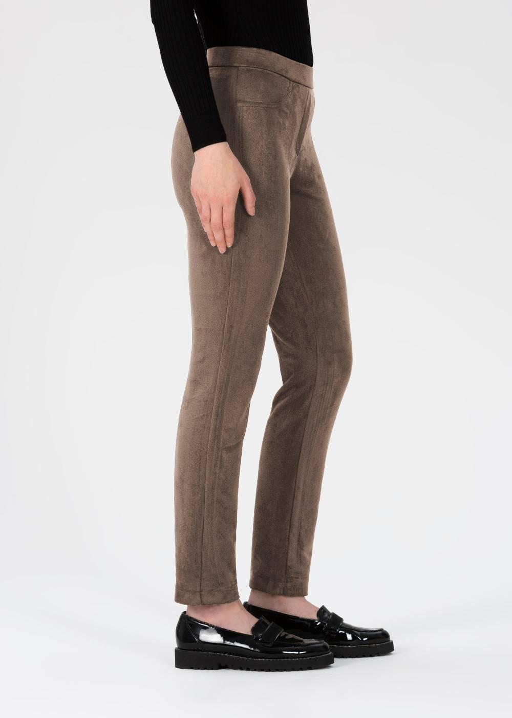 Stehmann Stretchhose Loli In Wildlederoptik