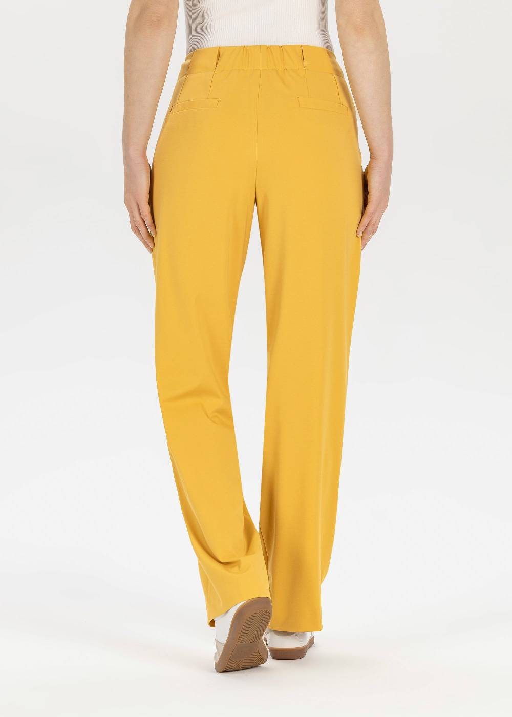 Stehmann Weite Bi-Stretch Hose Juls Mit Bundfalten