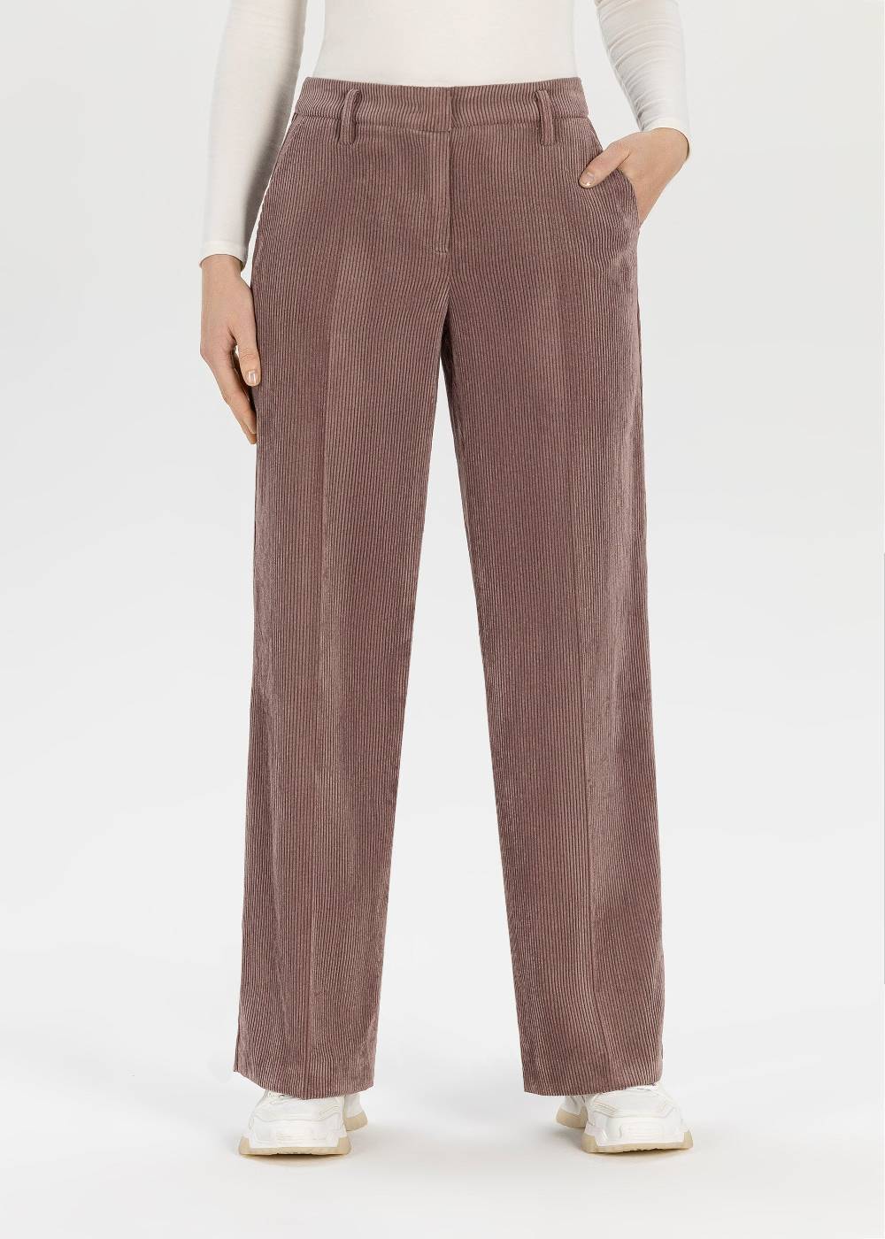 Stehmann Weite Hose Felicia in Soft Cord