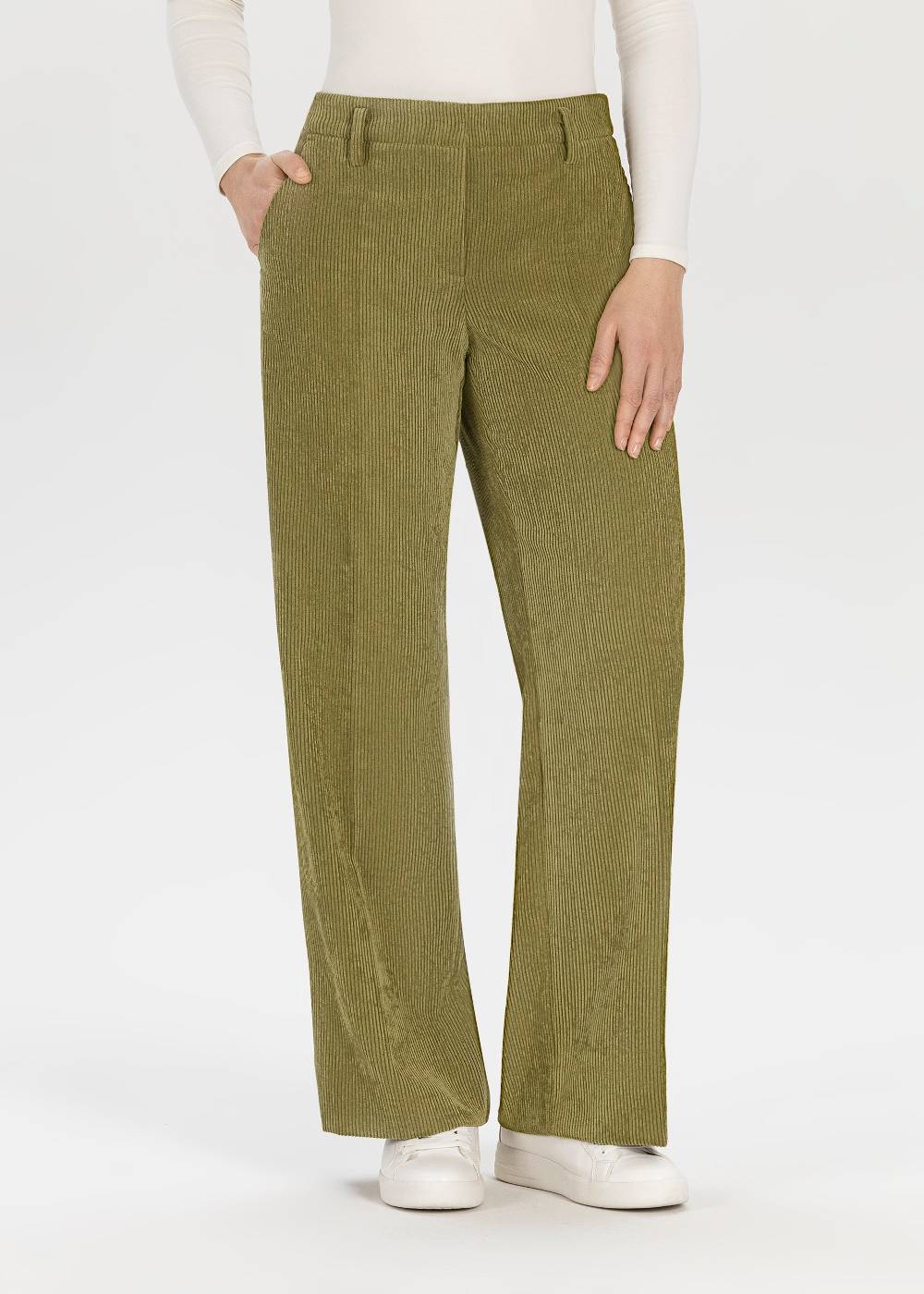 Stehmann Weite Hose Felicia in Soft Cord