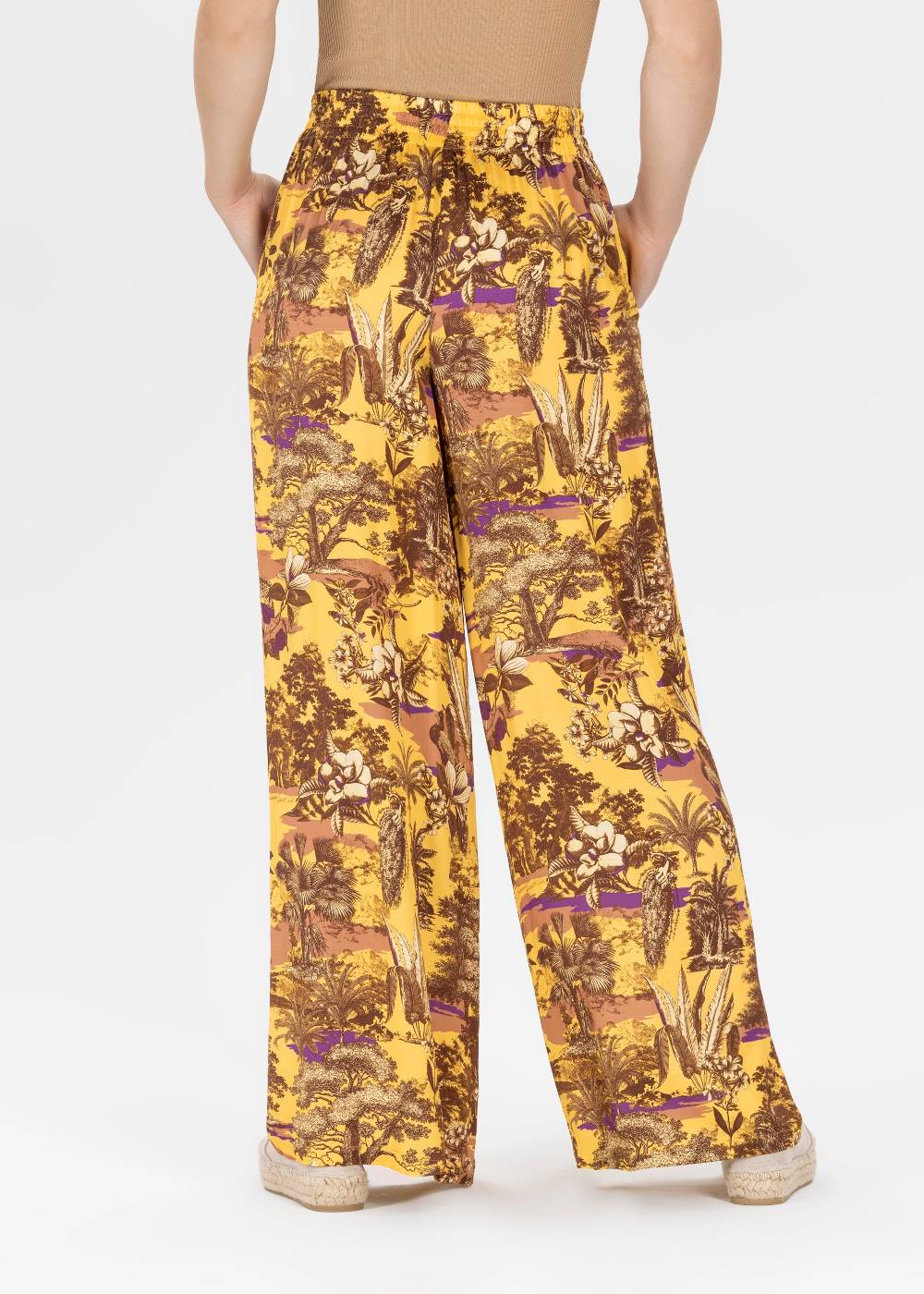 Stehmann Weite Hose Frieda Aus Fließender Viskose