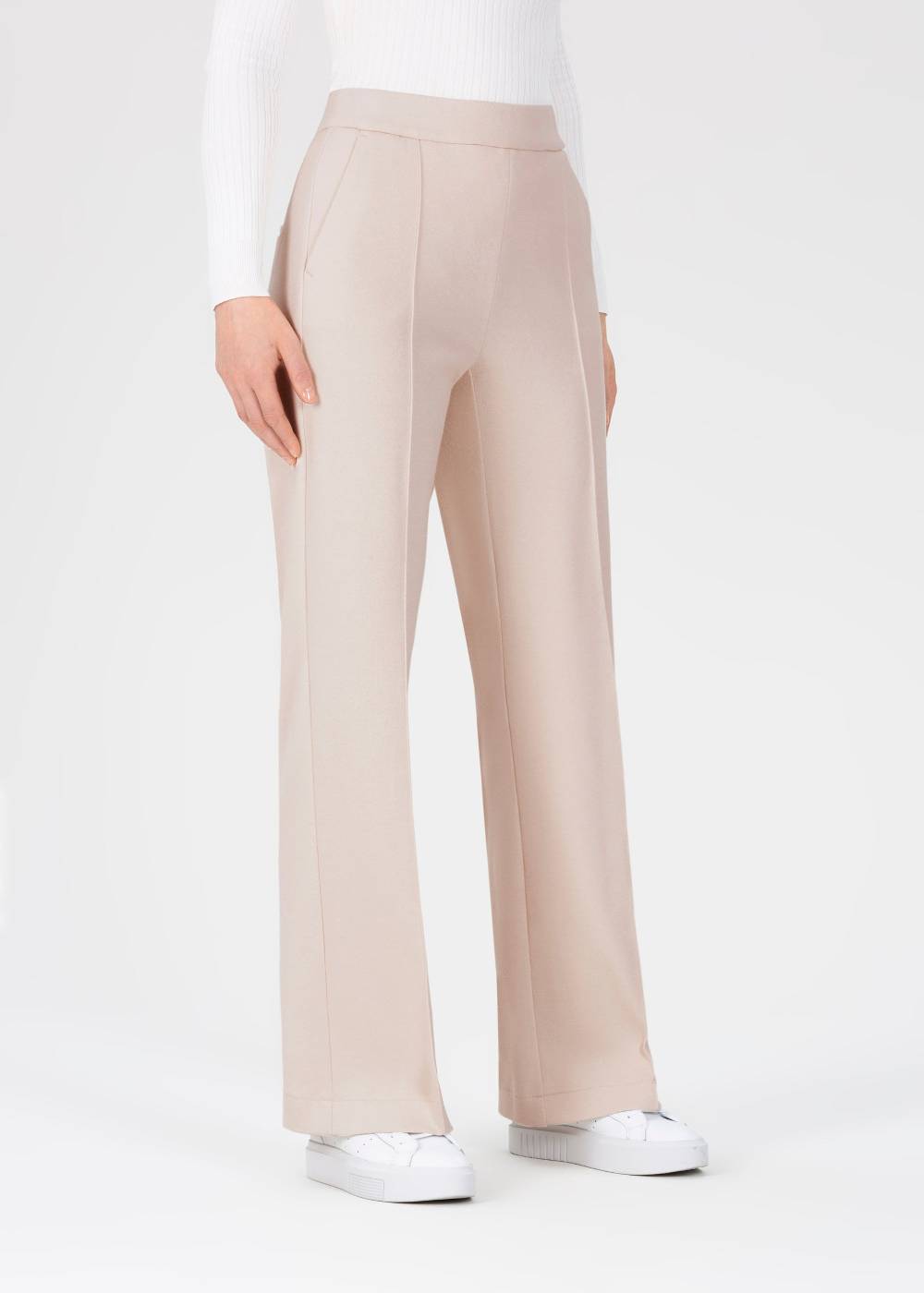 Stehmann Weite Hose Hellena in Cozy Jersey