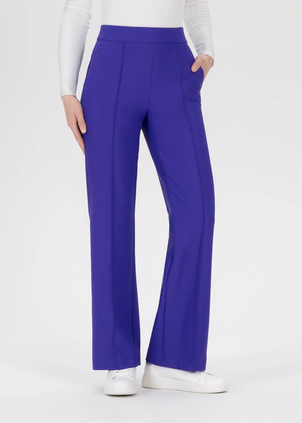 Stehmann Weite Hose Hellena in weichem Rib Jersey