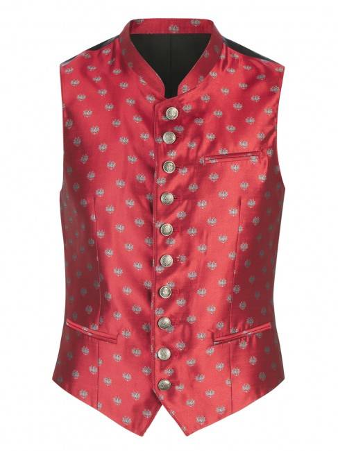 Steinbock Der Tiroler! Jaquard-Weste mit edlem Tiroler Adler Motiv