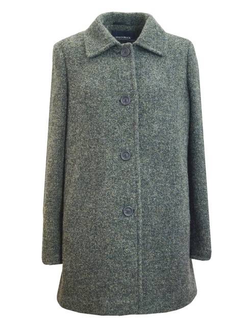 Steinbock Eleganter Kurzmantel aus Wollboucle von Creation Bauer Steinbock Eleganter Kurzmantel aus Wollboucle von Creation Bauer