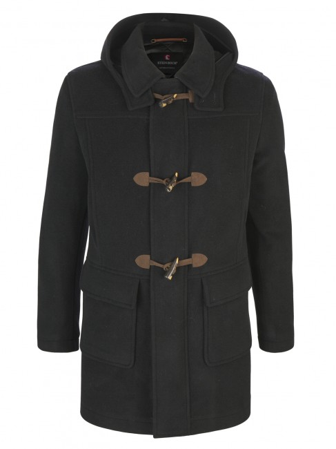 Steinbock Klassischer Duffle-Coat mit abknöpfbarer Kapuze und Knebelknöpfen