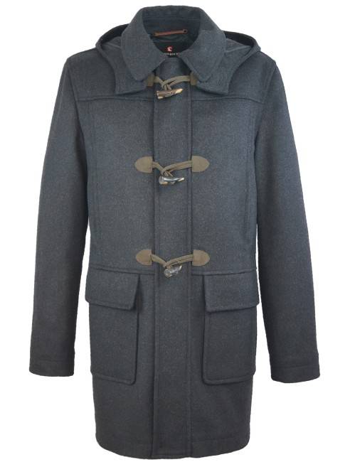 Steinbock Klassischer Duffle-Coat mit abknöpfbarer Kapuze und Knebelknöpfen