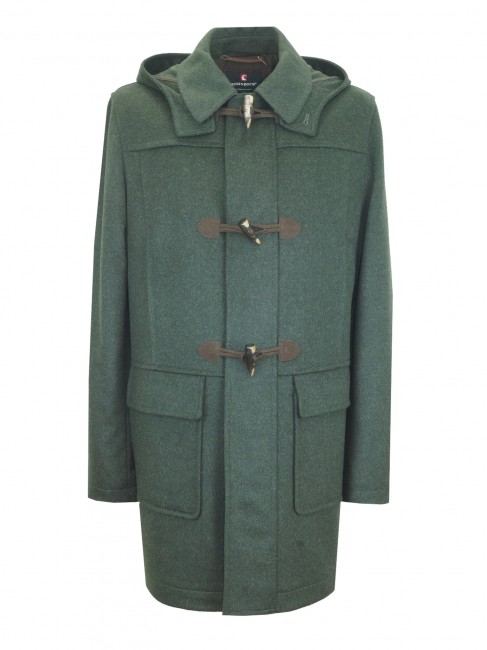 Steinbock Klassischer Duffle-Coat mit abknöpfbarer Kapuze und Knebelknöpfen