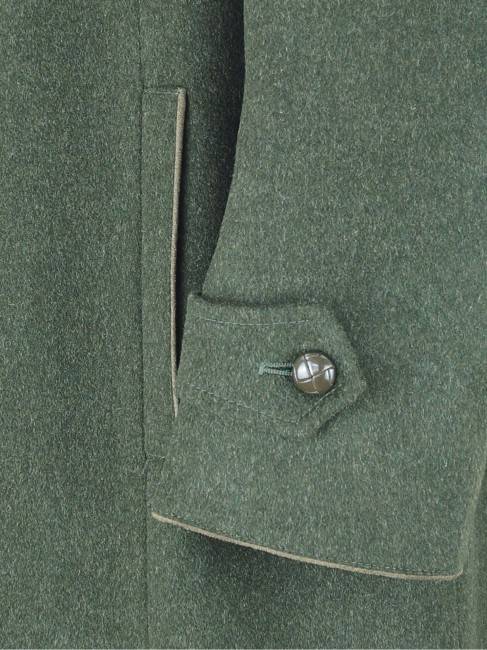 Steinbock Klassischer Mantel Aus Edlem Himalaya Loden Gefertigt Mit Umlegekragen Und Mundspange