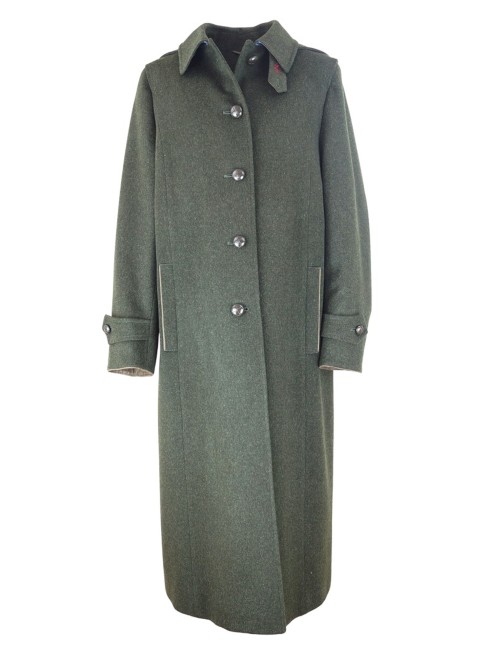 Steinbock Klassischer Mantel aus edlem Himalaya Loden gefertigt mit Umlegekragen und Mundspange