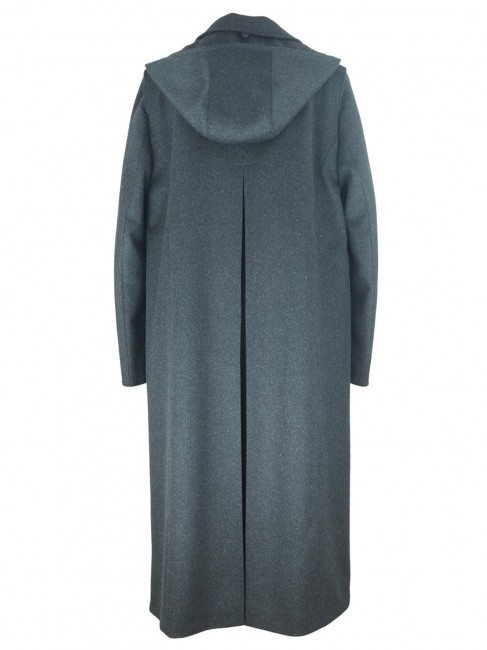 Steinbock Klassischer Mantel Aus Edlem Loden Gefertigt Mit Umlegekragen Und Mundspange