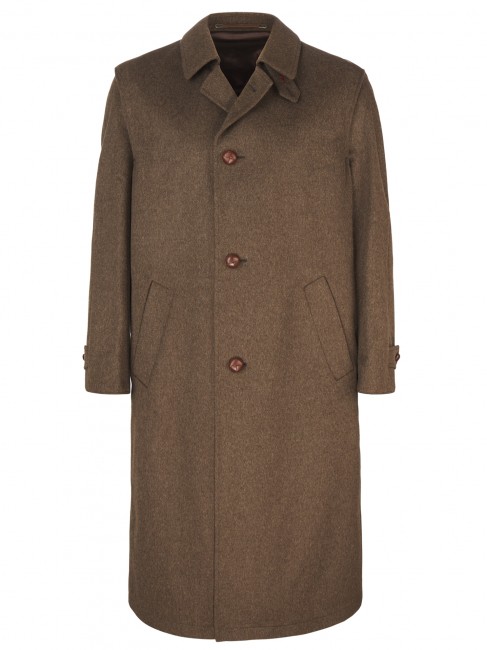 Steinbock Klassischer Mantel mit traditionellen Merkmalen eines Jagdmantels, aus hochwertigem und wetterbeständigem Loden