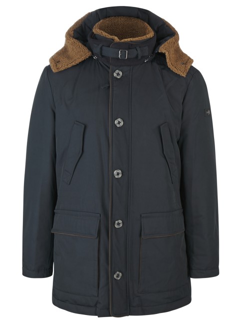 Steinbock Sportlicher Echt-Daunenparka mit abzippbarer Kapuze