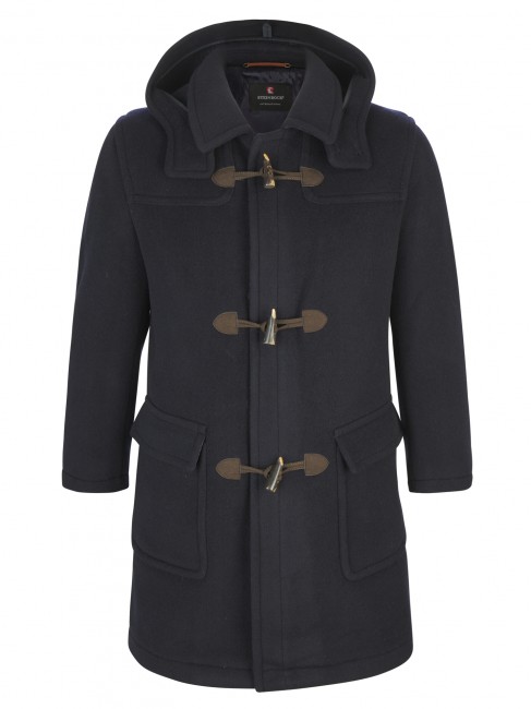 Steinbock Dufflecoat mit Kapuze in Doublewalk