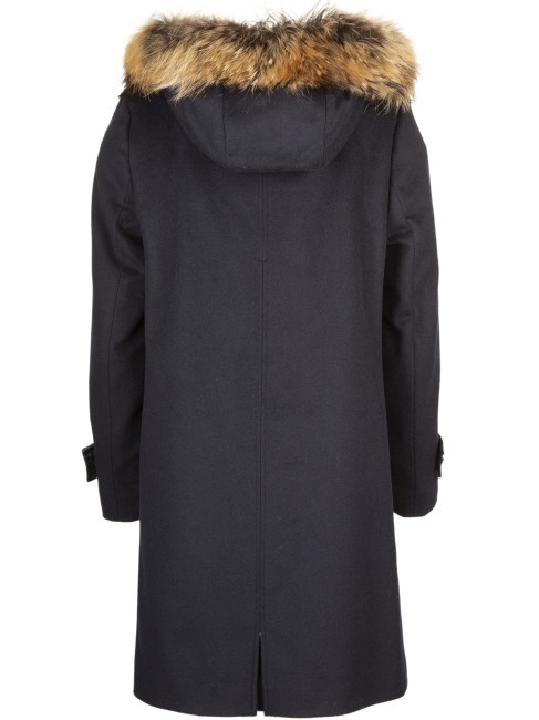 Steinbock Eleganter Kapuzenmantel