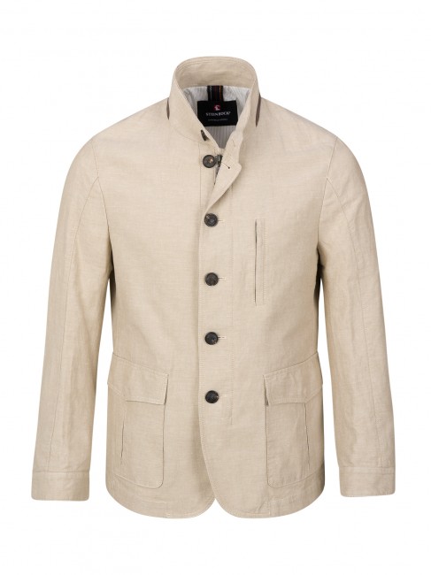 Steinbock Fieldjacket in Baumwolle/Leinen Mix