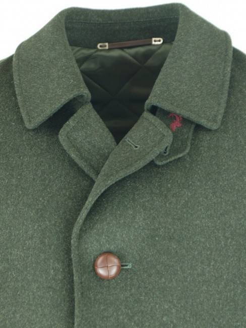 Steinbock Hubertusmantel Mit Kariertem Wollfutter