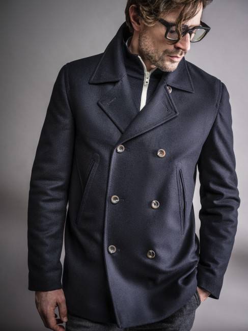 Steinbock Klassischer, Zweireihiger Woll-Caban