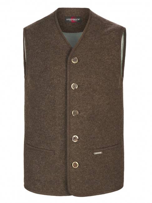 Steinbock Trachten Walkweste