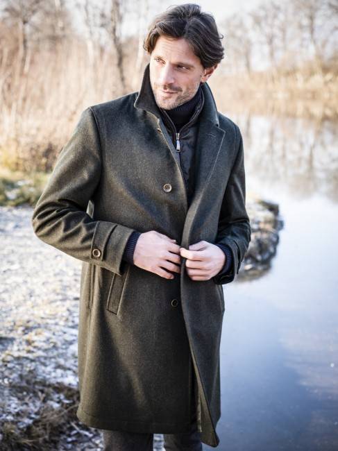 Steinbock Woll-Kurzmantel Aus