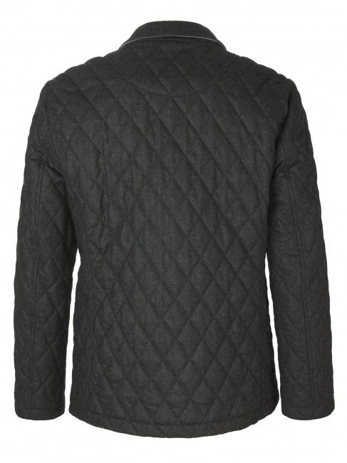 Steinbock Wattierte Steppjacke Mit Reverskragen In Hochwertiger Wolle/Cashmere Qualität