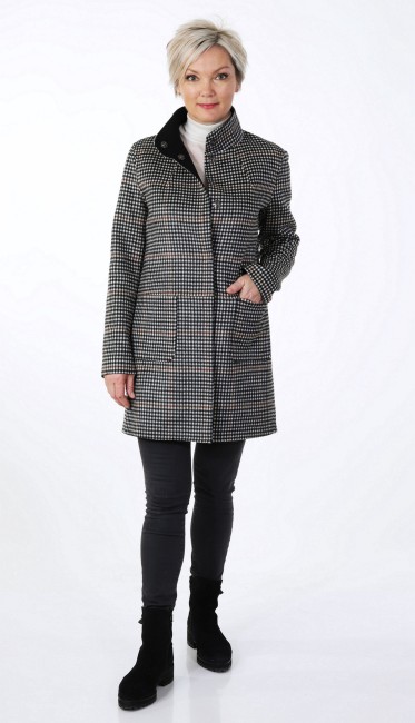 Steinbock Wendemantel Mit Sch?ne Karoabseite Von Creation Bauer