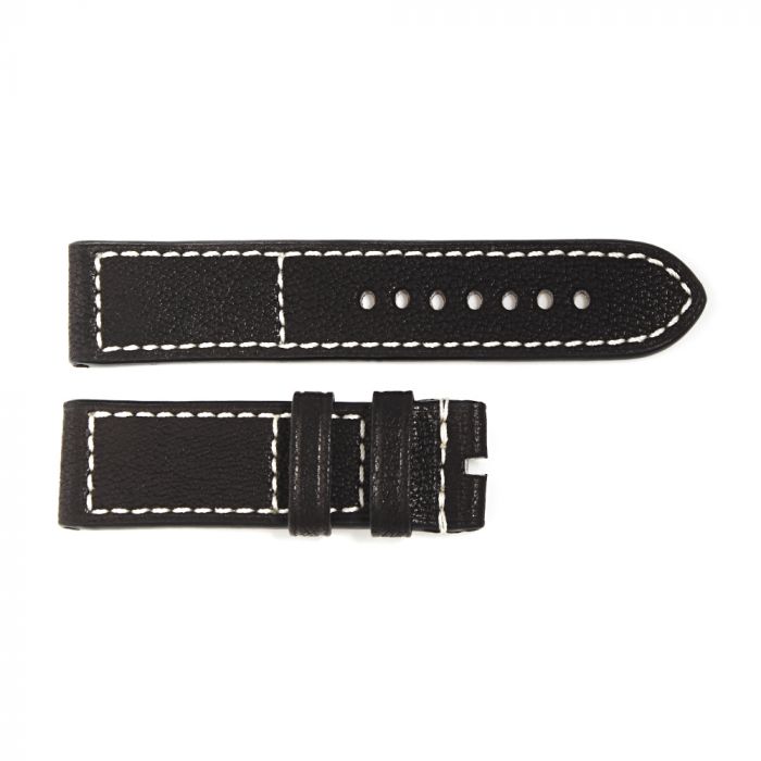 Steinhart Armband Schwarz Old Vintage, weiße Naht, Größe S