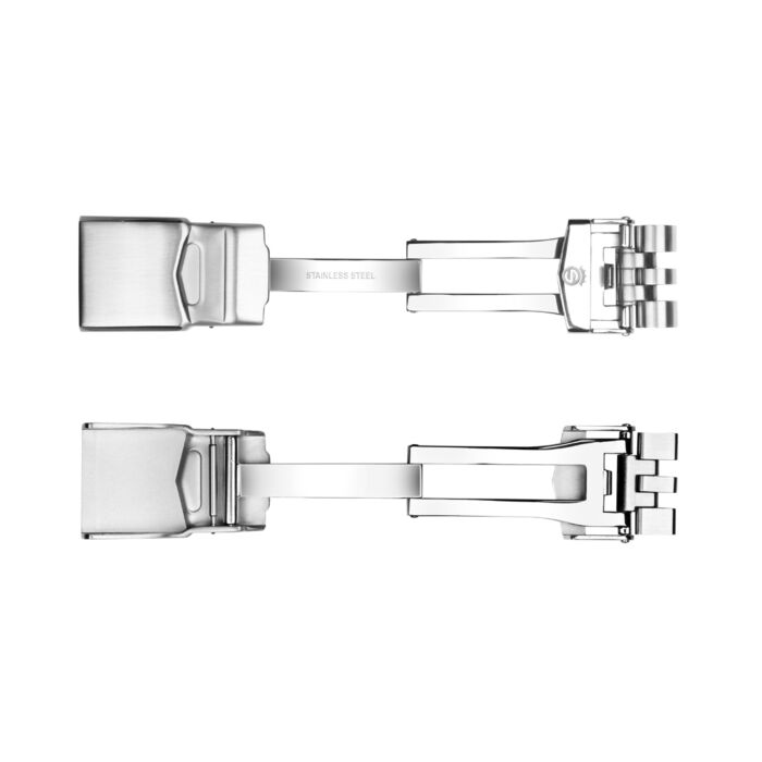 Steinhart Faltschließe Edelstahl 18 mm für Jubileeband Ocean One