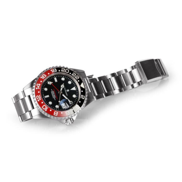 Steinhart Ocean One GMT BLACK-RED Ceramic Taucheruhr