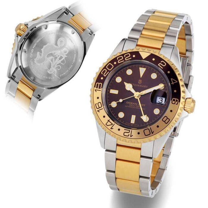 Steinhart Ocean One GMT two- tone CHOCOLATE Taucheruhr