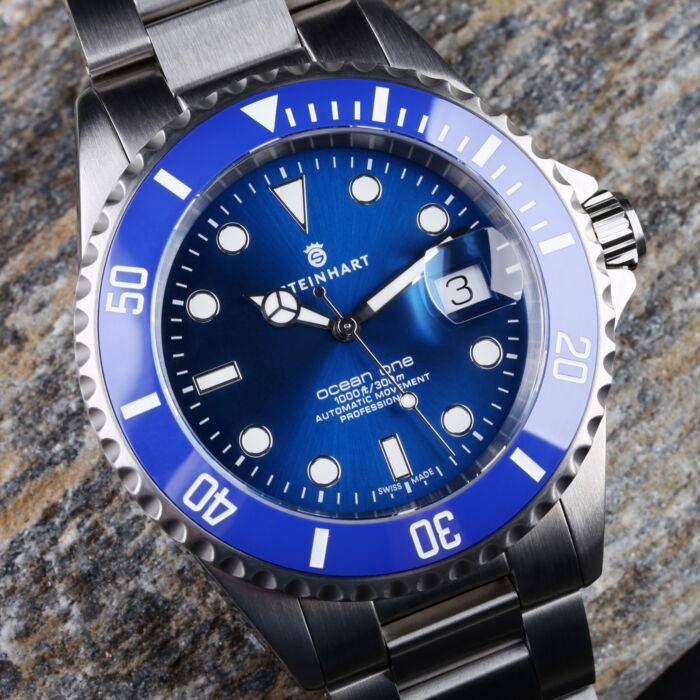 Steinhart Ocean One Premium BLUE Ceramic Taucheruhr