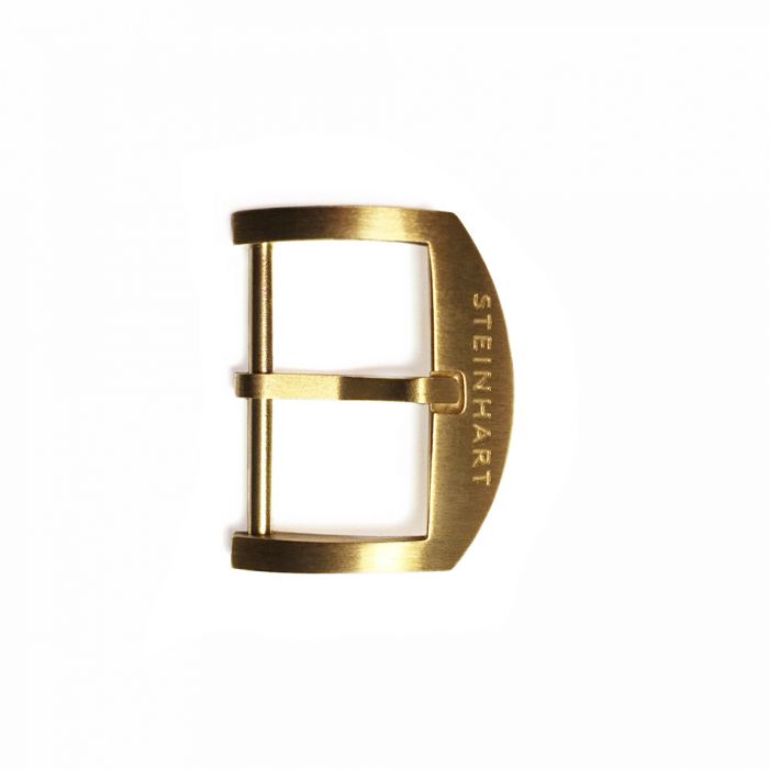 Steinhart OEM Schließe 18 mm Bronze satiniert mit Logo